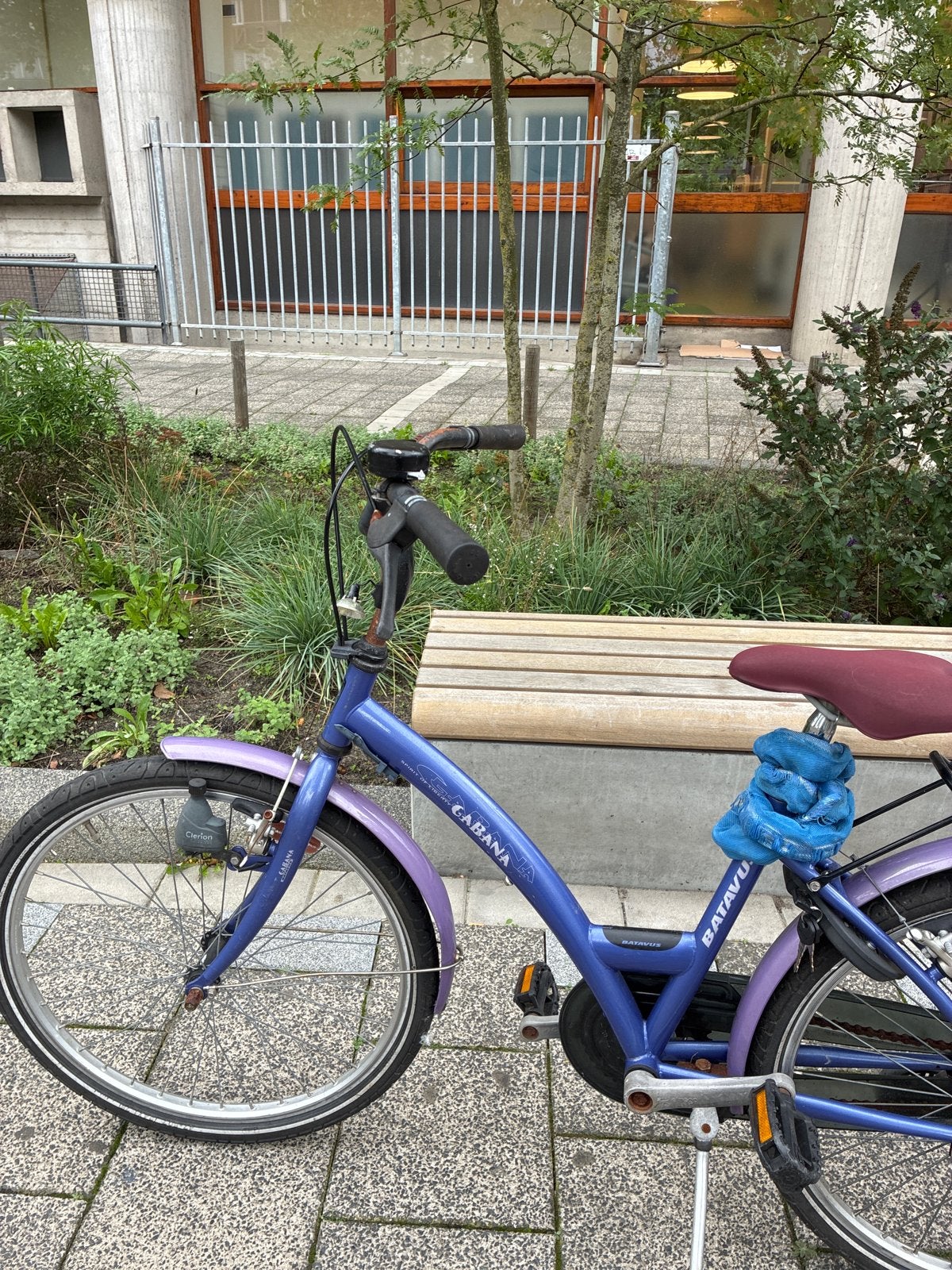 Batavus Gabana kinderfiets met zijwieltjes, Ophalen, Zijwieltjes, Gebruikt, Terugtraprem