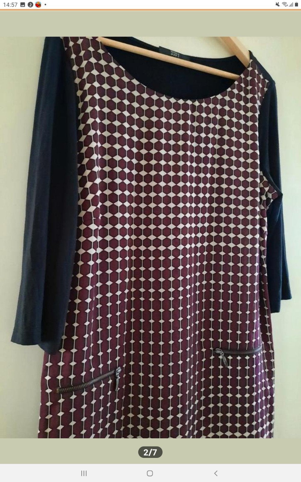 leuke jurk van,, Yessica pure ,, Maat 44, Ophalen of Verzenden, Zo goed als nieuw, Jurk, Yessica
