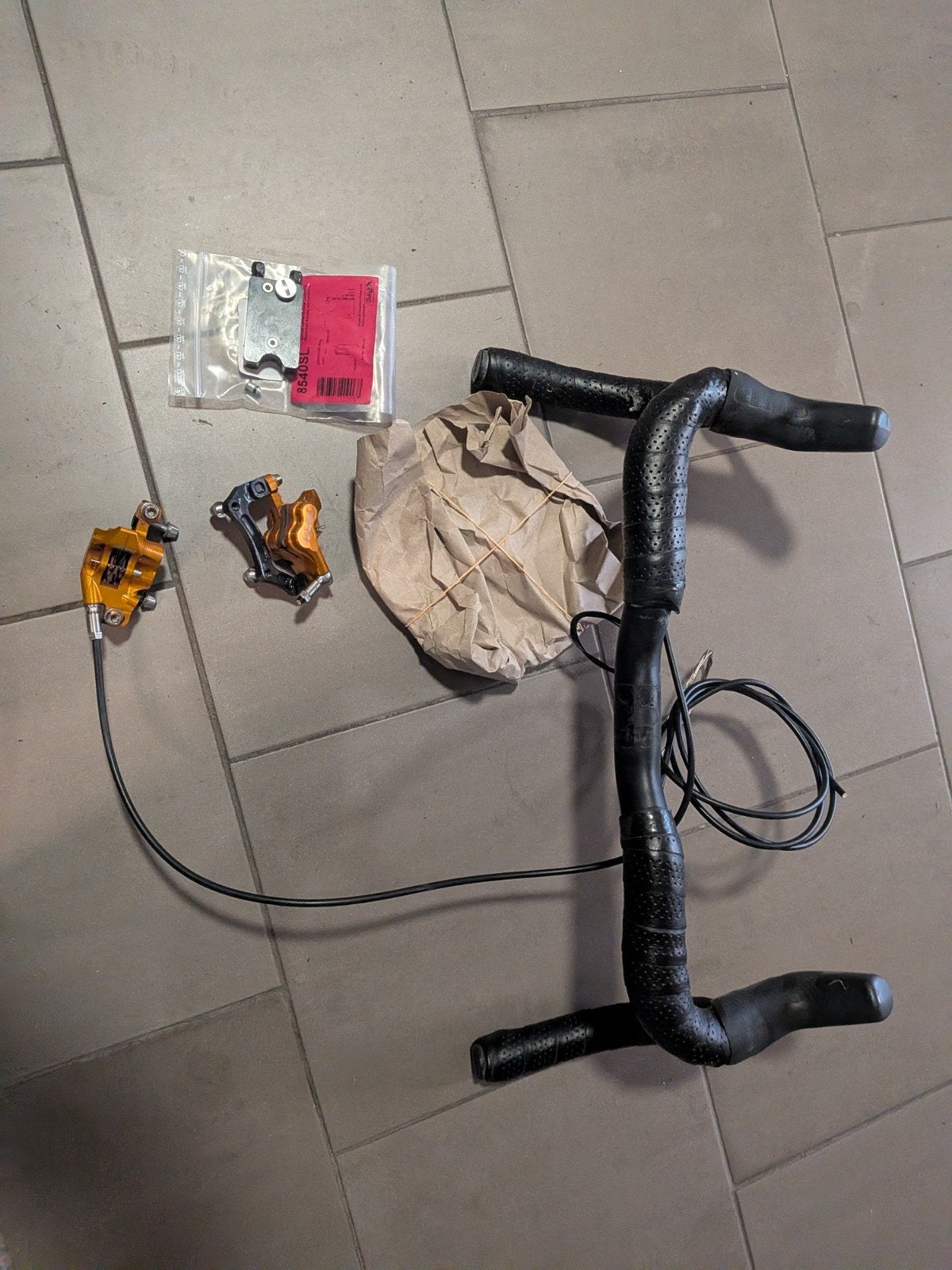 Stuur incl Gebla Rohloff en Hope remmen, Ophalen, Gebruikt, Remmen