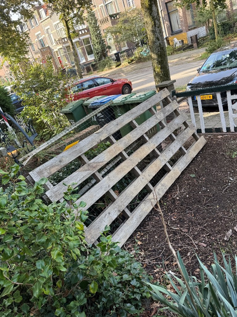 Gratis Pallet af te halen, Ophalen, Gebruikt, 250 tot 300 cm, 50 mm of meer