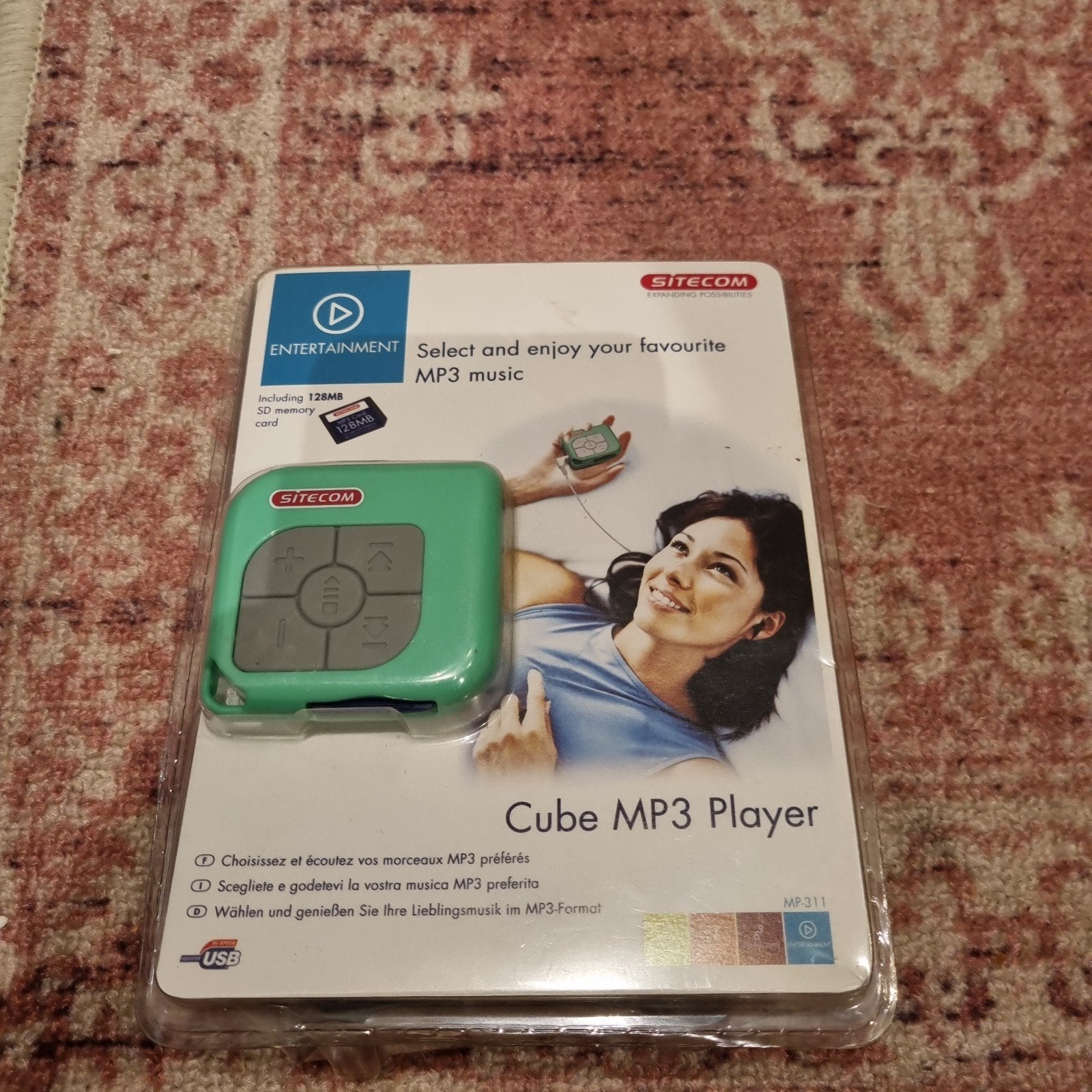 Sitecom Cube MP3 Player - Nieuwstaat, verpakking beschadigd, Audio, Tv en Foto, Mp3-spelers | Overige merken, Ophalen of Verzenden