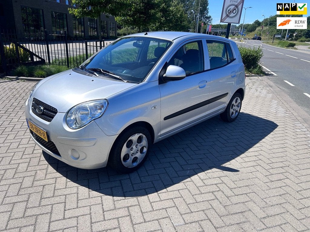 Kia Picanto 1.1 X-tra AUTOMAAT! 2009! AIRCO!, Auto's, Kia, Stof, Gebruikt, 4 cilinders, Metallic lak