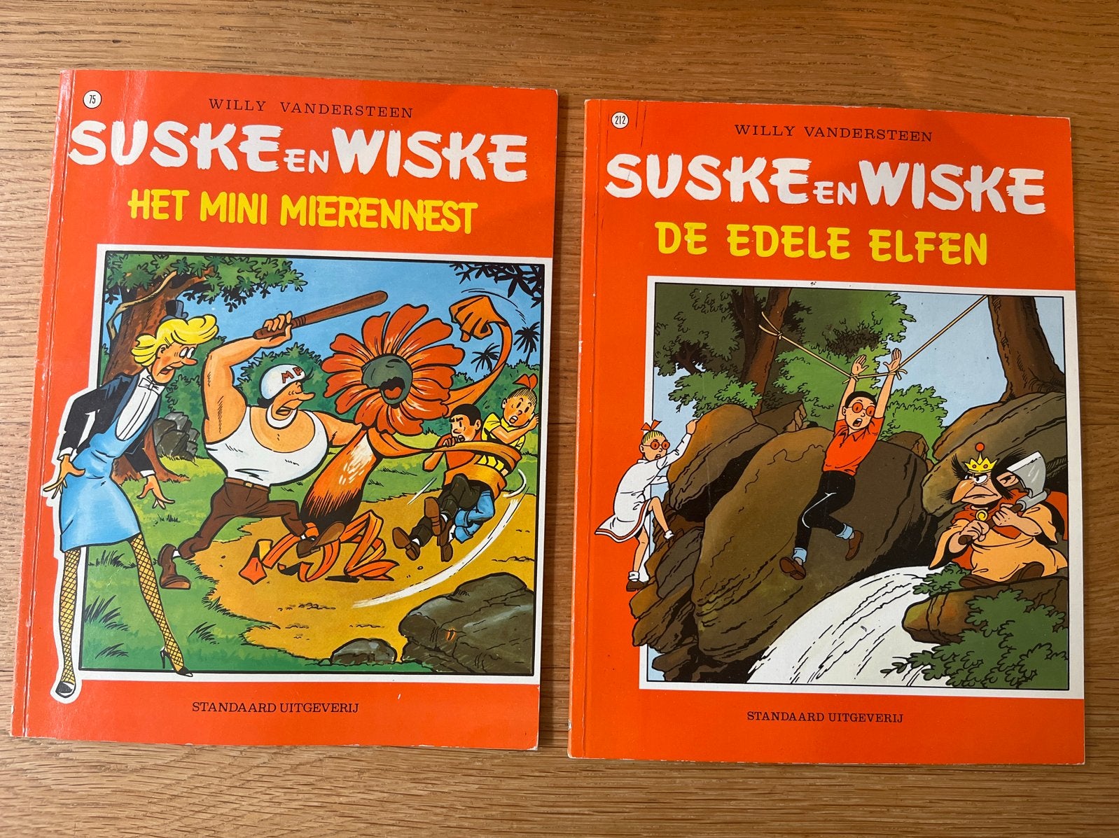 Suske en Wiske: Het Mini Mierennest & De Edele Elfen, Meerdere stripboeken, Ophalen of Verzenden, Zo goed als nieuw