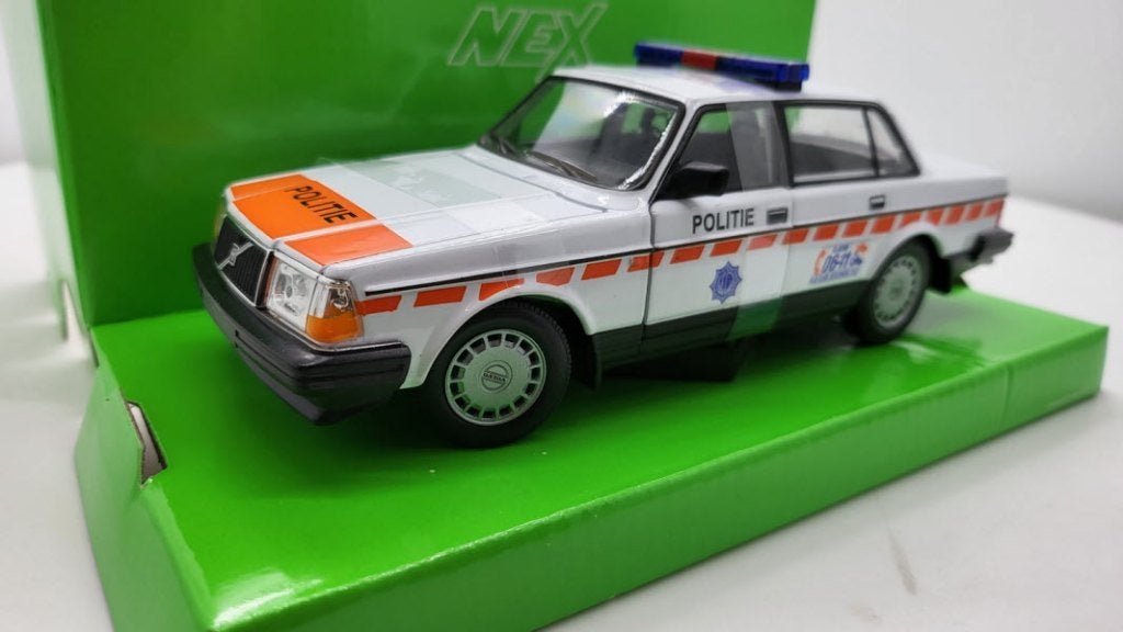 Volvo 240 GL Politie Nederland, Auto, Welly, Welly, Nieuw