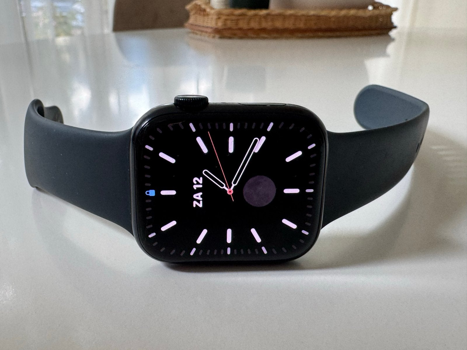 Apple Watch Series 6 GPS 45mm Space Gray Aluminium, Gebruikt, Conditie, Zwart, IOS