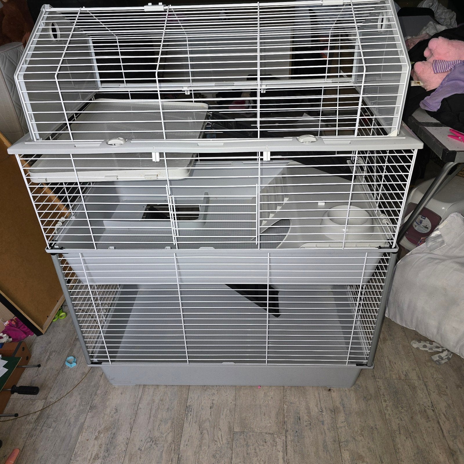 3 verdieping ferplast kooi, Ophalen, Kooi, Cavia, 90 cm of meer