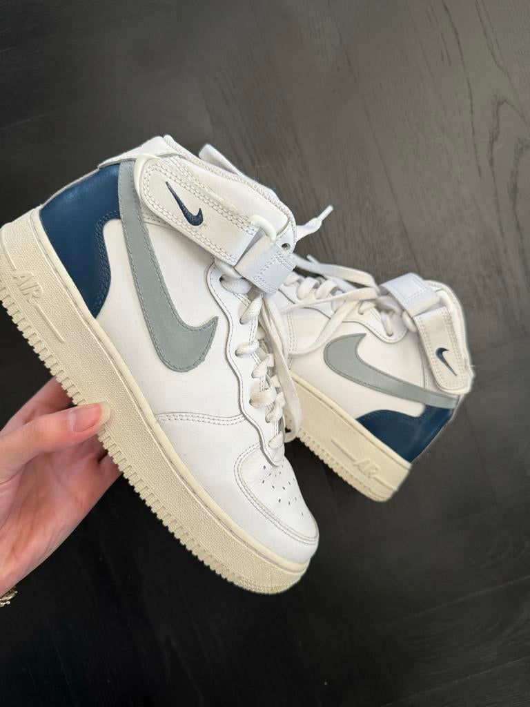Nike Air Jordan Custom Sneakers Maat 38,5, Ophalen of Verzenden, Gedragen, Wit, Sneakers of Gympen