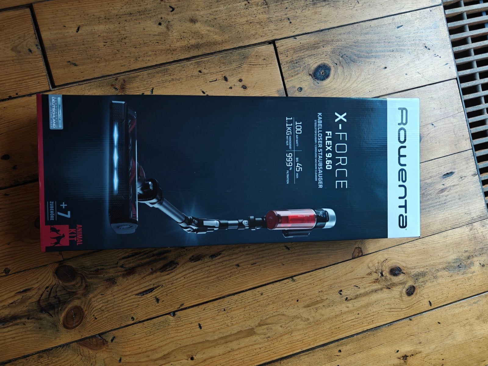 Rowenta X-Force Flex 9.60 RH2078 Draadloze Steelsto, Rowenta, Geschikt voor harde vloeren, Nieuw, Ophalen of Verzenden
