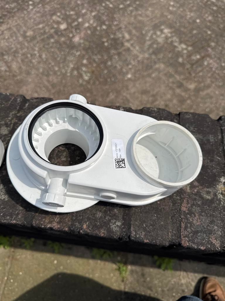 Remeha ketel adapter naar 2x80 aan- en afvoer, Ophalen of Verzenden, Zo goed als nieuw, Overige typen