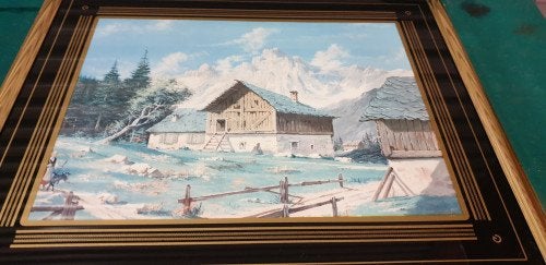 schilderij prent oostenrijk, Ophalen of Verzenden, 'T Olde Gre-j, Info@toldegrej.nl, Endepoelstraat 20f Didam