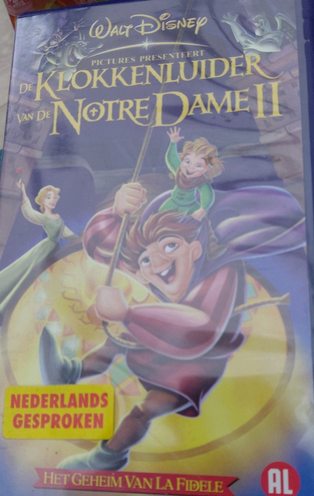 De Klokkenluider van de Notre Dame II VHS - Nederlands Gespr, Gebruikt, Animatie, Alle leeftijden, VHS