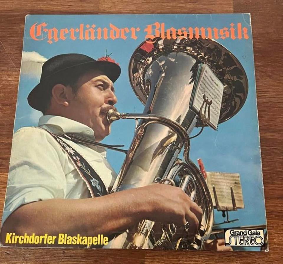 LP Egerländer Blasmusik Kirchdorfer Blaskapelle., Cd's en Dvd's, 1960 tot 1980, Ophalen of Verzenden, Zo goed als nieuw, 12 inch