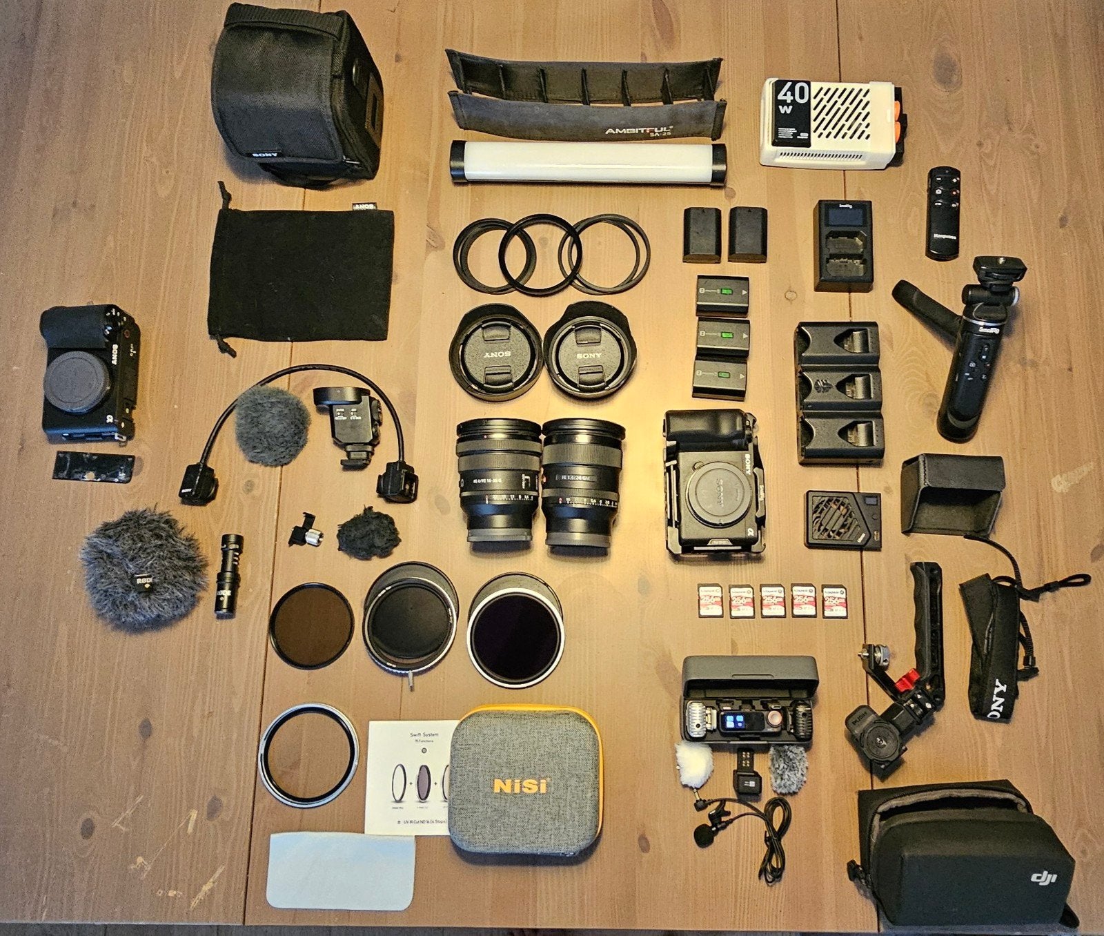 Complete Sony ZV-E1 KIT met 24mm F1.4/PZ 16-35mm F4/M1/MIC 2, Ophalen, Gebruikt, Video