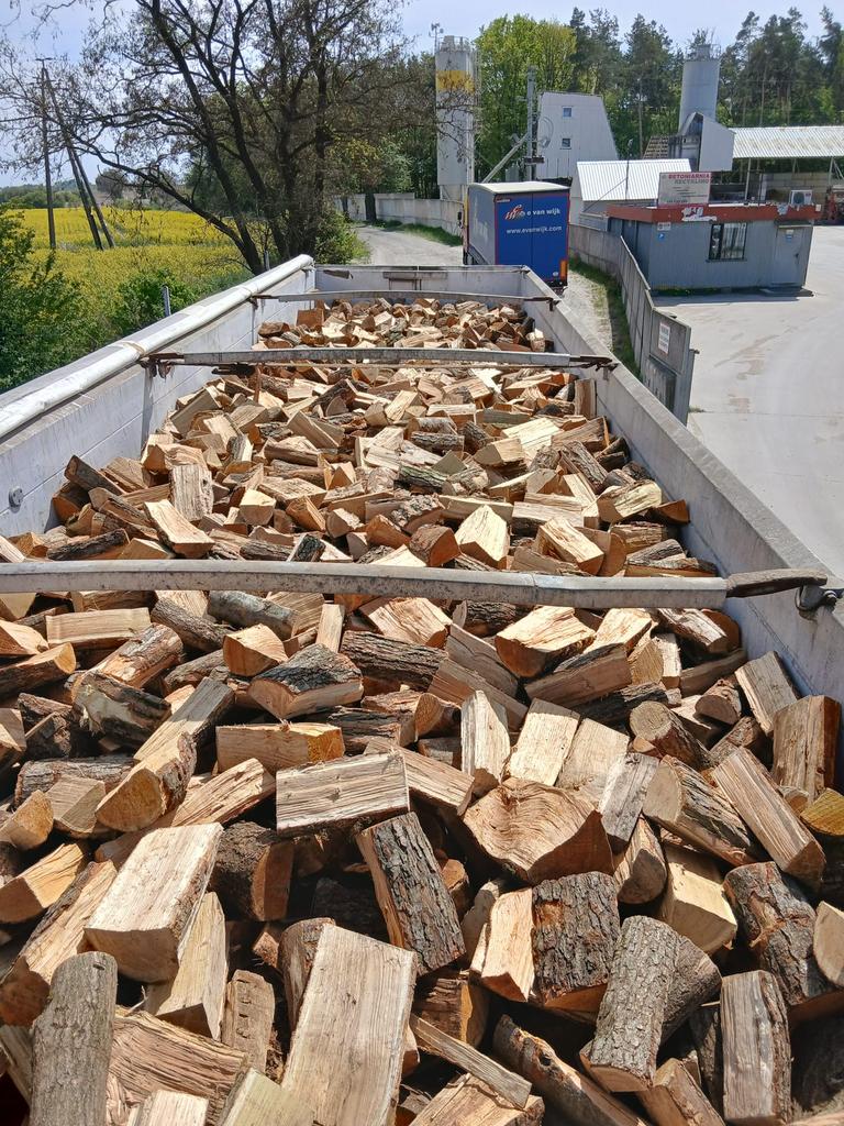 Losgestort haardhout, geleverd per volle vracht., Tuin en Terras, Haardhout, 6 m³ of meer, Ophalen of Verzenden