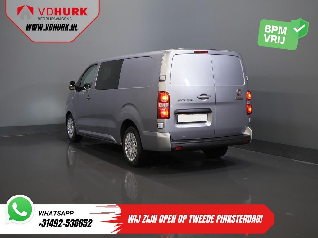 Peugeot Expert (Fiat Scudo) 2.0 MJ 145 pk DC Dubbel Cabine 6, Auto's, Bestelauto's, Voorwielaandrijving, 145 pk, Stof, Gebruikt