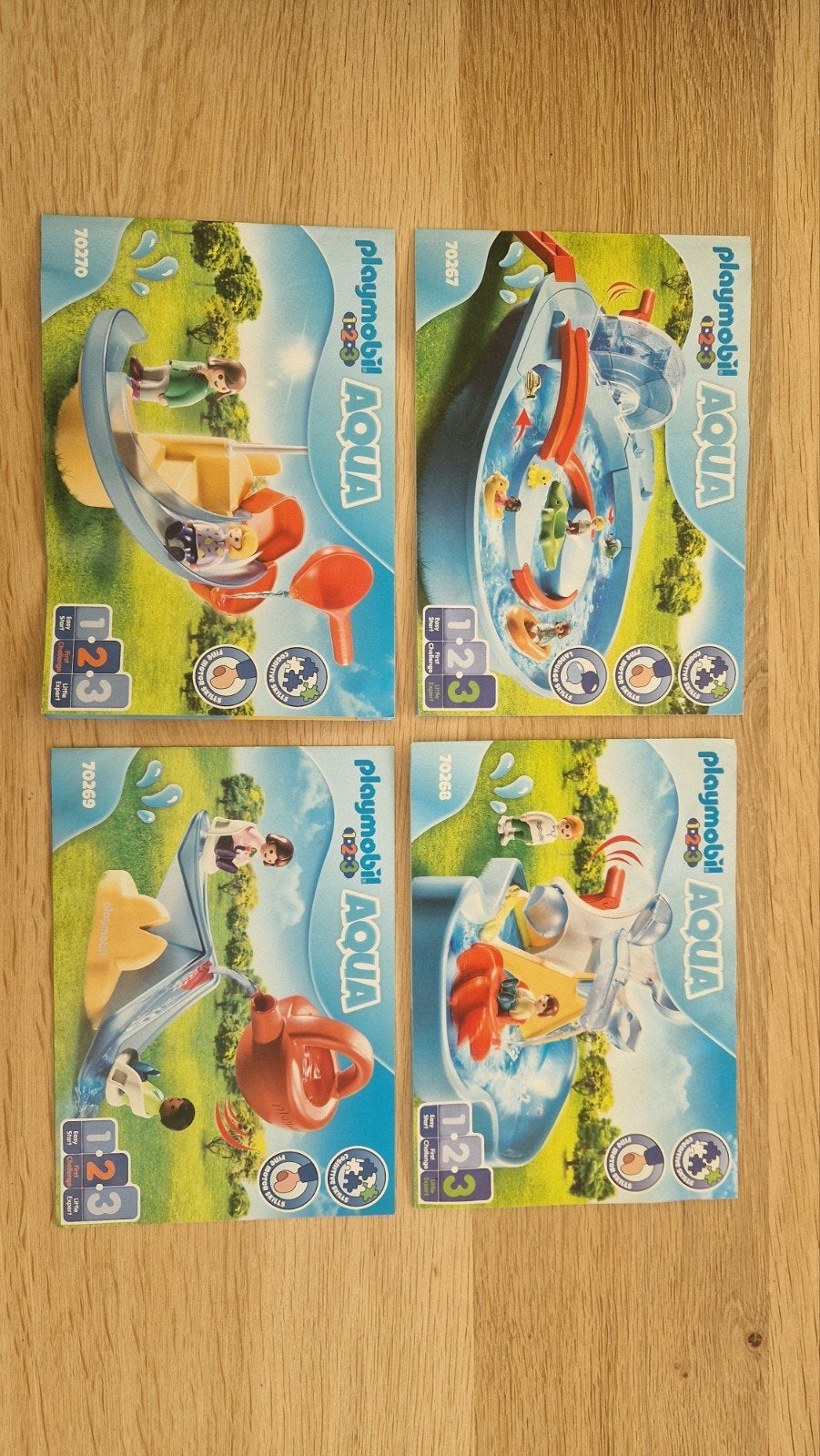 Playmobil 1.2.3. Aqua 4x set (70267, 70268, 70269, 70270), Complete set, Overige typen, 1.2.3, Ophalen of Verzenden