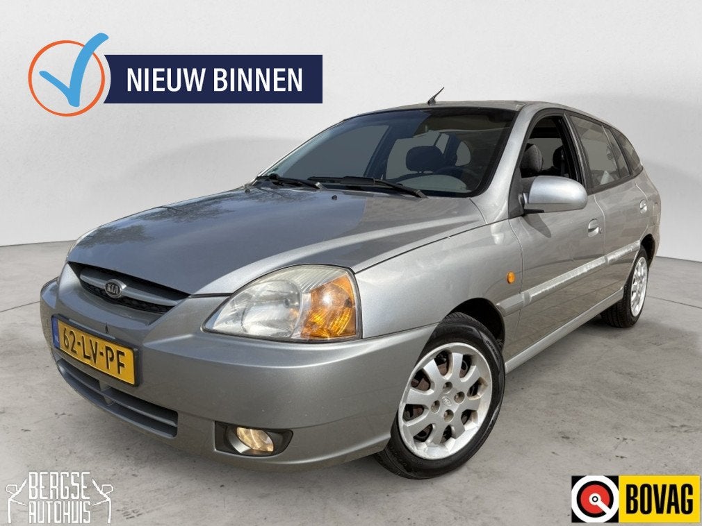 Kia Rio 1.5 LS LAGE KM ELEK. RAMEN AIRCO LMV (bj 2003), Gebruikt, 4 cilinders, Elektrische ramen, 49 €/maand