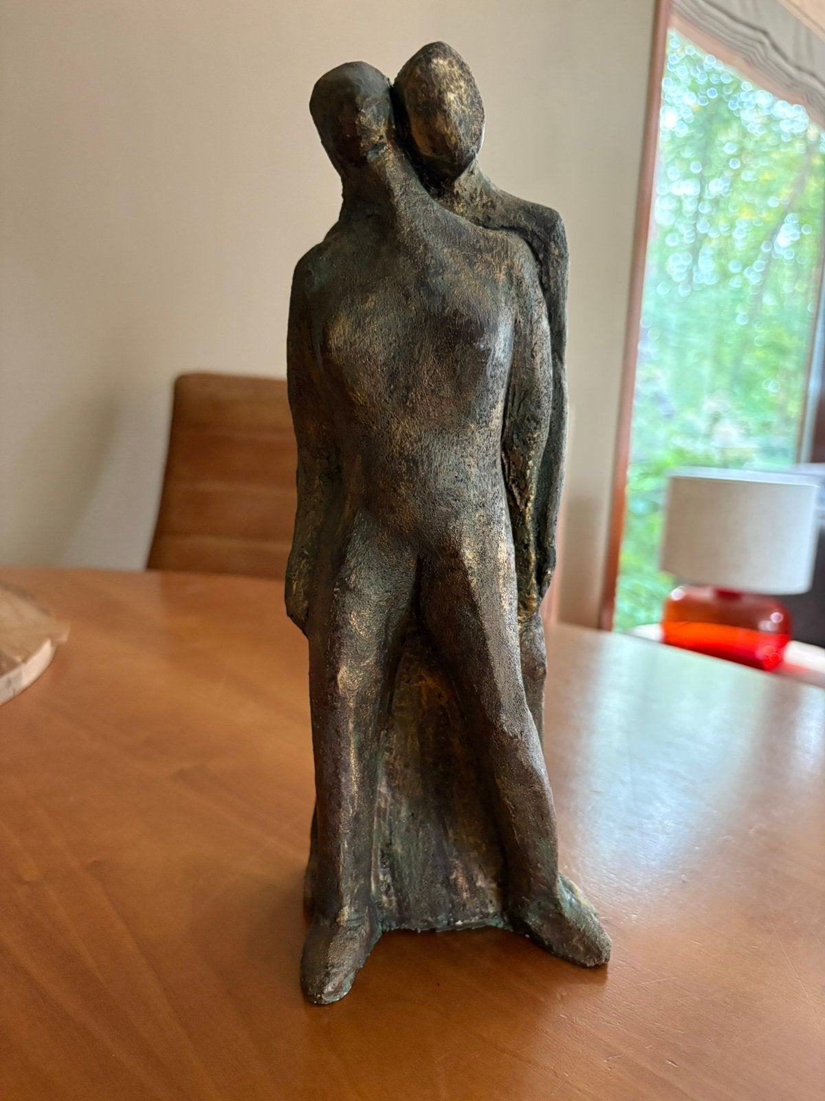 Bronzen beeld “ intieme verbinding “, Ophalen, Brons