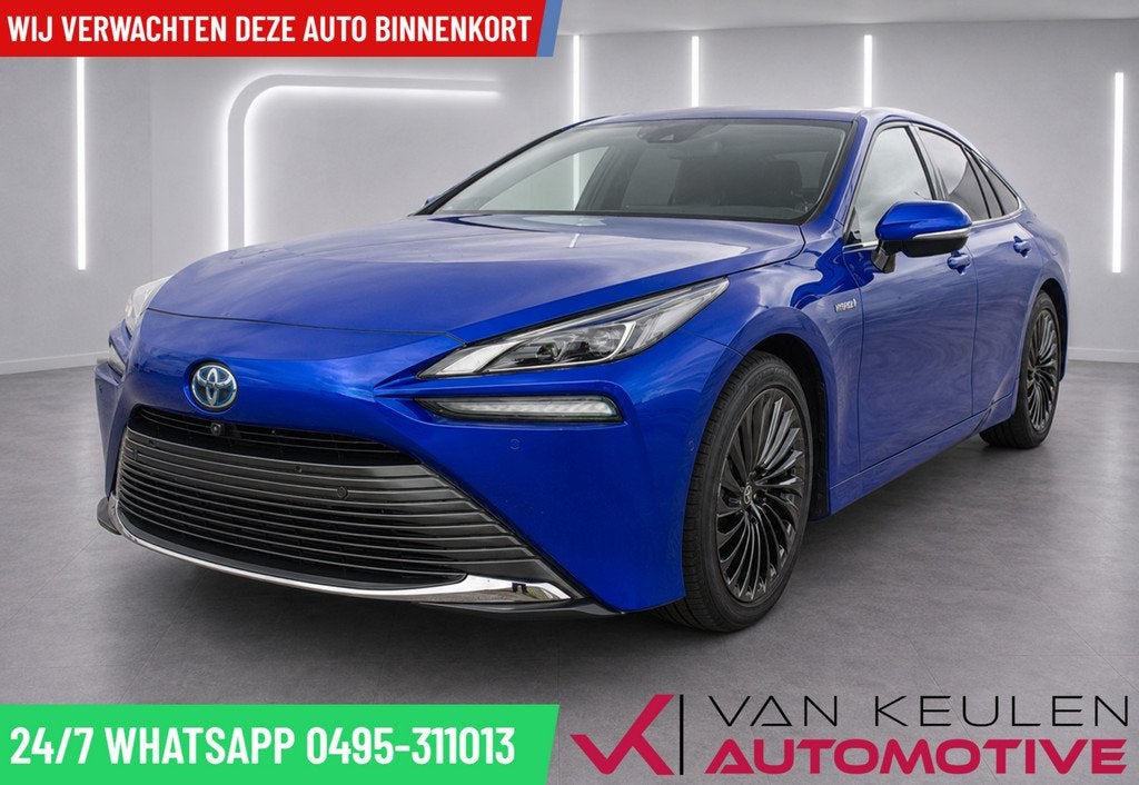 Toyota Mirai Prestige l Alle mogelijke opties! Garantie 2032, Auto's, Achterwielaandrijving, Gebruikt, Blauw, Waterstof