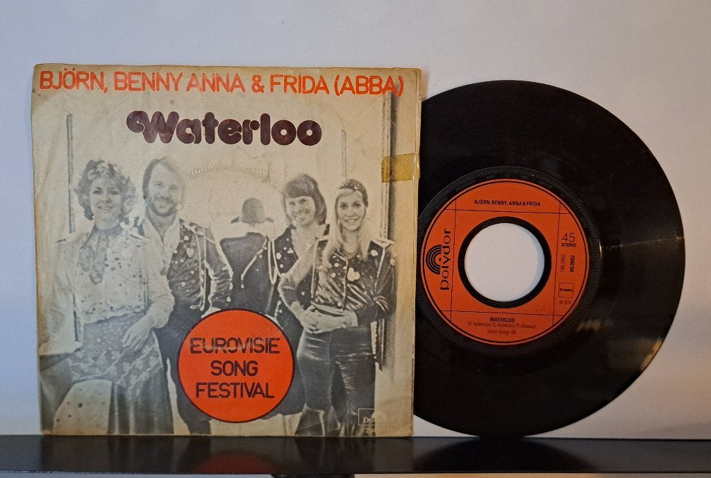 1974 ABBA ( Bjorn+Benny+Anna+Frieda ) Waterloo-Watch out, Gebruikt, 7 inch, Pop, Overige typen