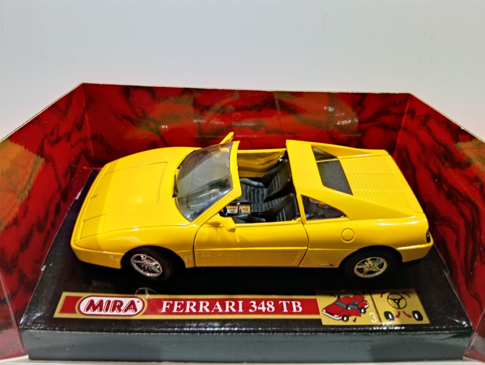 Mira Ferrari 348TB 1:24, Ophalen of Verzenden, Zo goed als nieuw, Auto, Overige merken