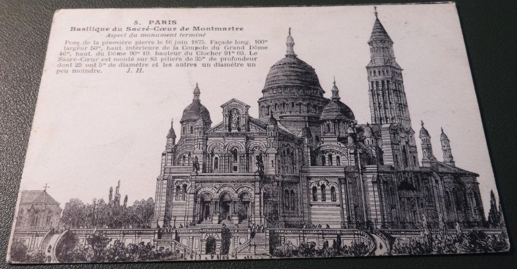 Parijs - Sacré-Coeur de Montmartre - KPa01, Verzamelen, Verzenden, 1920 tot 1940, Ongelopen, Frankrijk