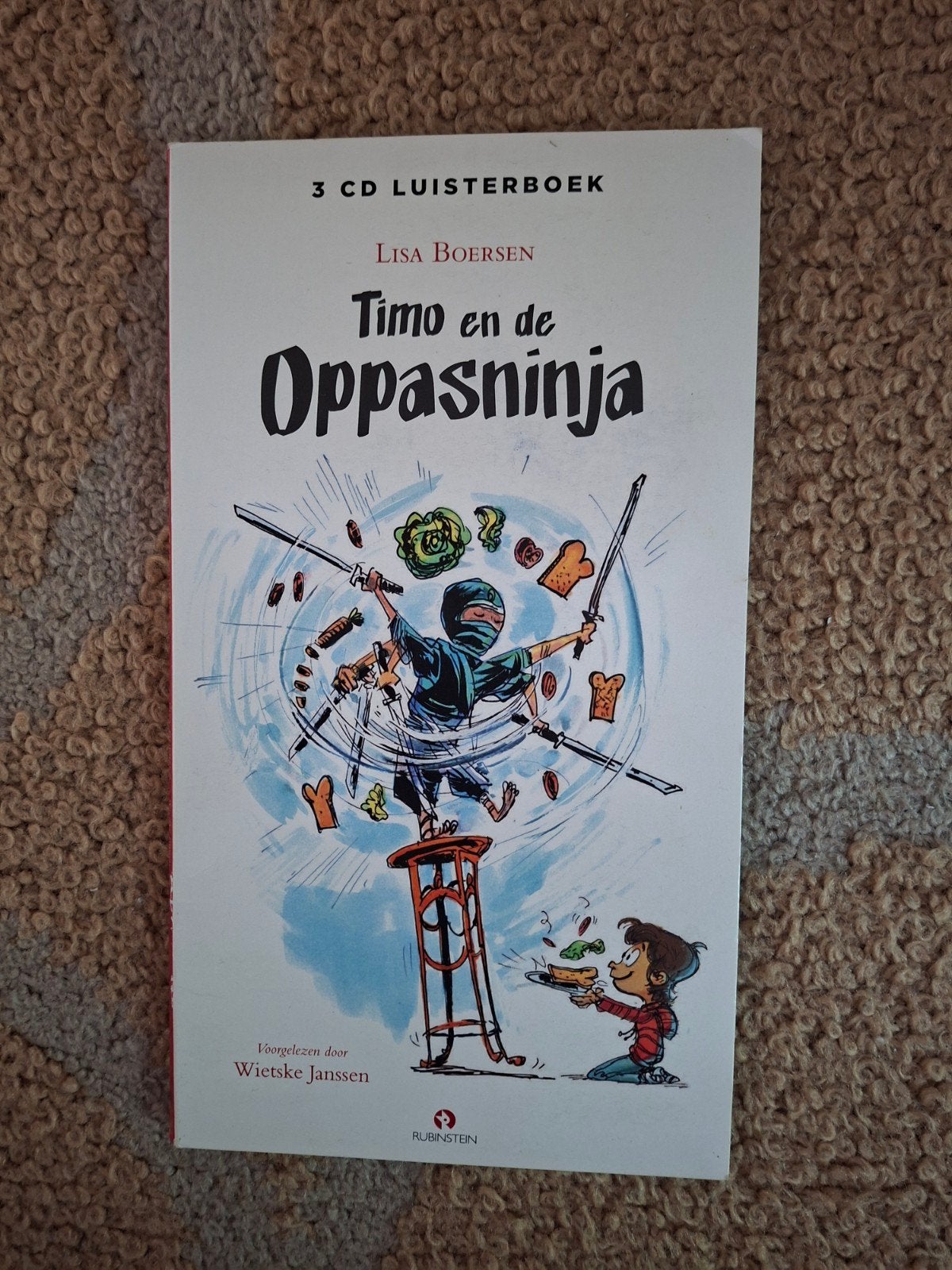 Timo en de Oppasninja - Luisterboek (3 CD's), Ophalen of Verzenden, Lisa Boersen, Cd, Kind