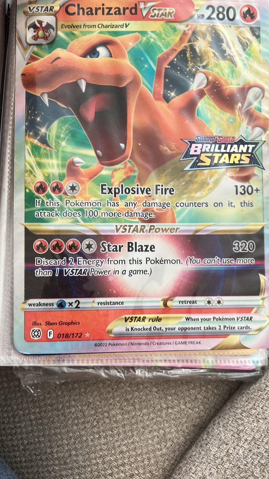 Charizard vstar, Ophalen, Zo goed als nieuw