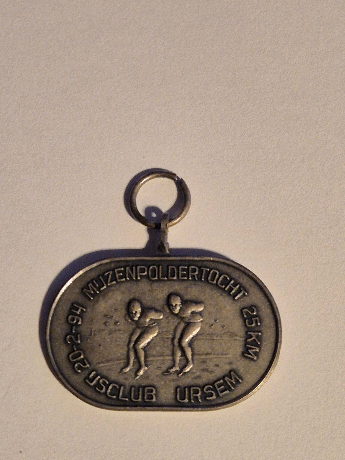 Medaille schaatsen Mijzenpoldertocht Ursem 1994, Postzegels en Munten, Ophalen of Verzenden, Overige materialen, Nederland