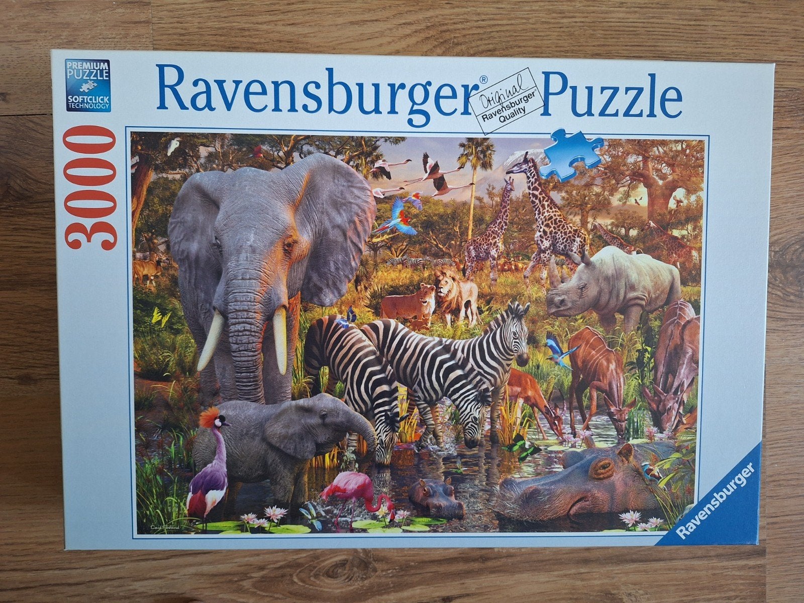 Ravensburger Puzzel 3000 Stukjes Wilde Dieren, Ophalen of Verzenden, 500 t/m 1500 stukjes, Zo goed als nieuw, Legpuzzel