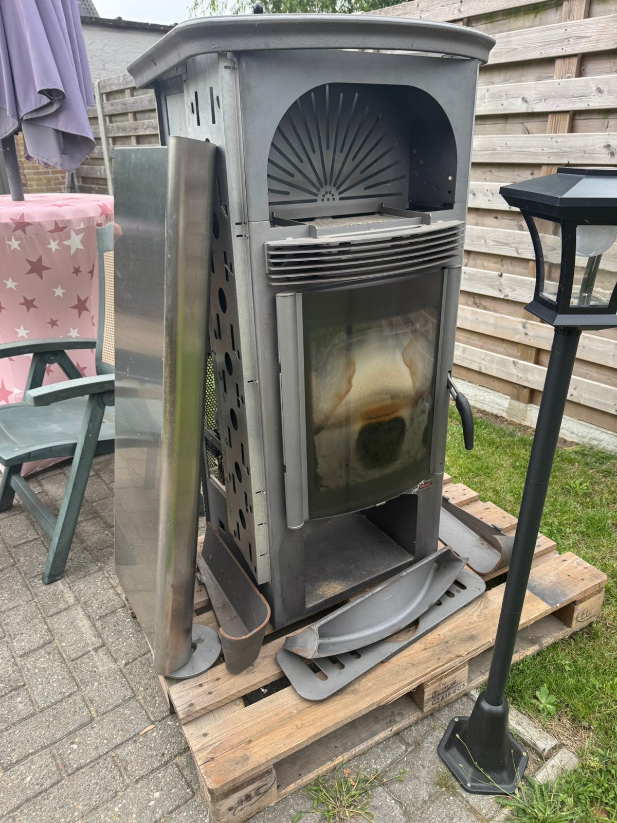 Pellethaard, Huis en Inrichting, Ophalen, Gebruikt, Vrijstaande haard, Overige soorten