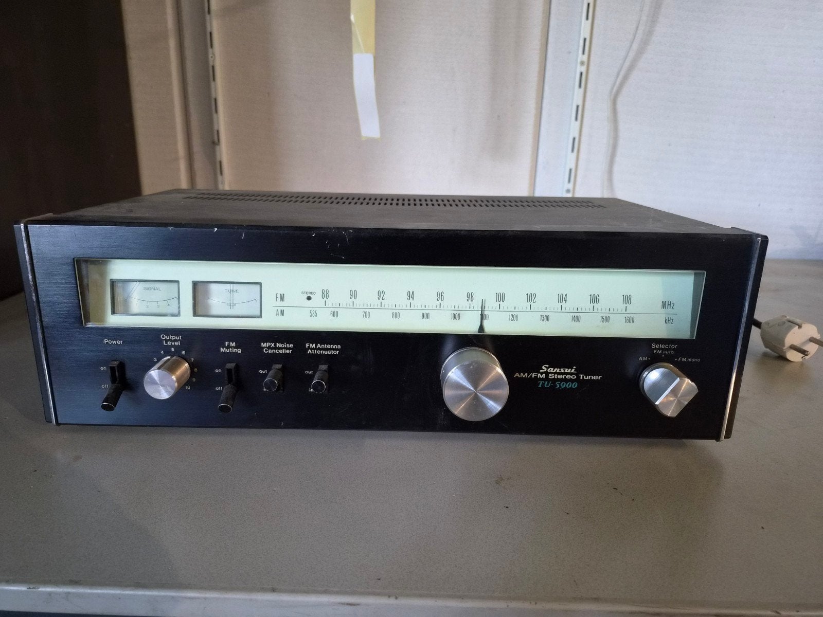 Sansui TU-5900 AM/FM Stereo Tuner - Vintage Audio, Ophalen of Verzenden, Gebruikt, Analoog
