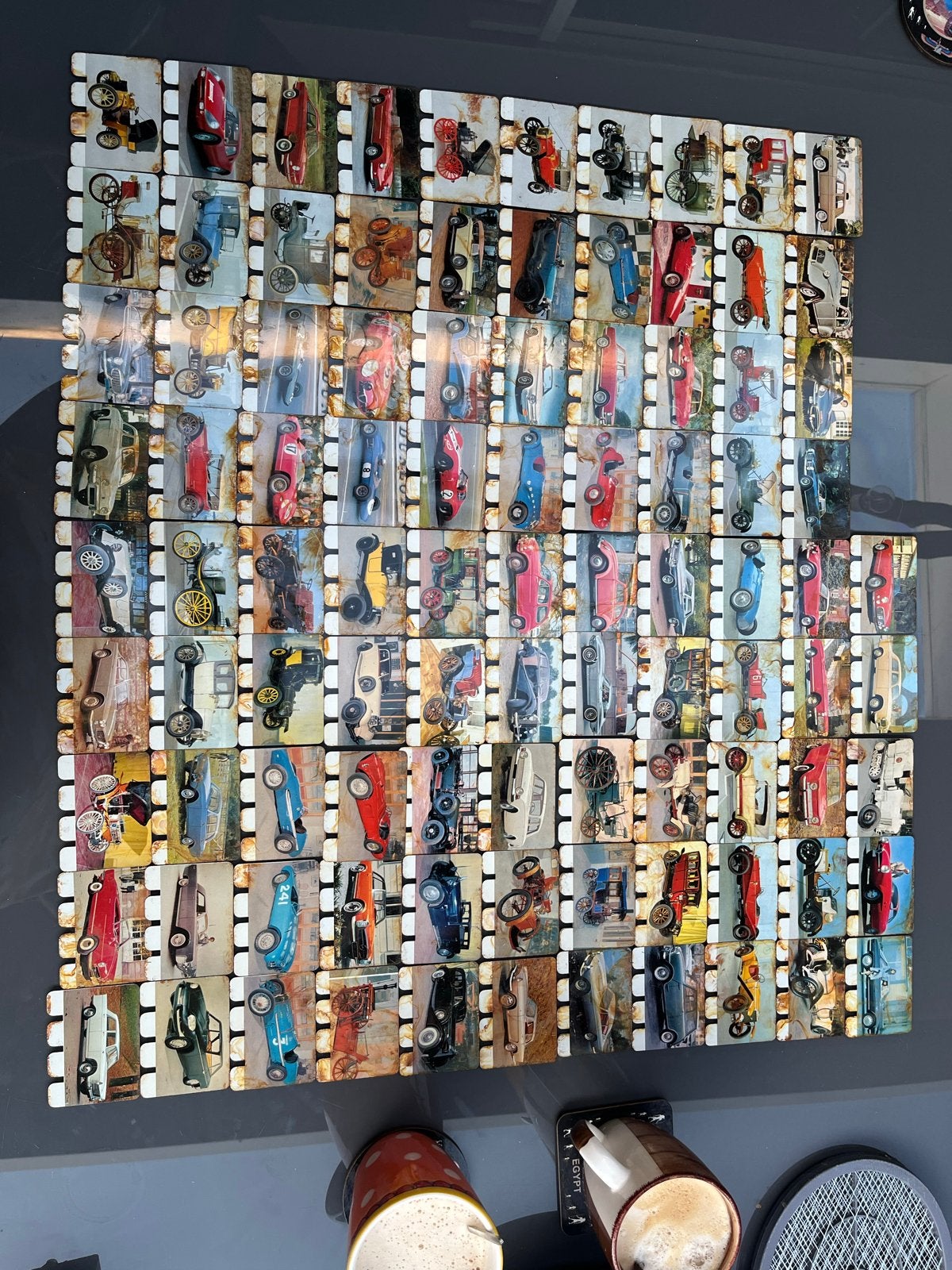 Coop autotegels - meerdere complete set van 100 stuks, Ophalen of Verzenden, Gebruikt, Auto's