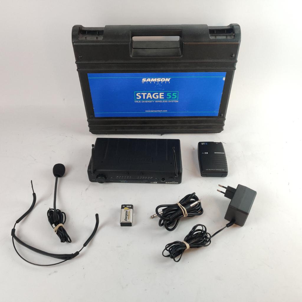 Samson Stage SR55 receiver + Microfoon || Nu voor € 39.99, Muziek en Instrumenten, Microfoons, Overige typen, Ophalen of Verzenden