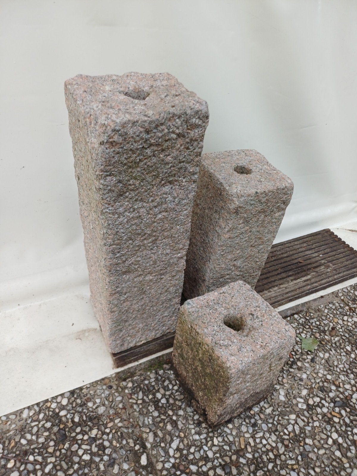 Natuurstenen fontein met pomp en toebehoren, Tuin en Terras, Ophalen of Verzenden, Gebruikt, Fontein