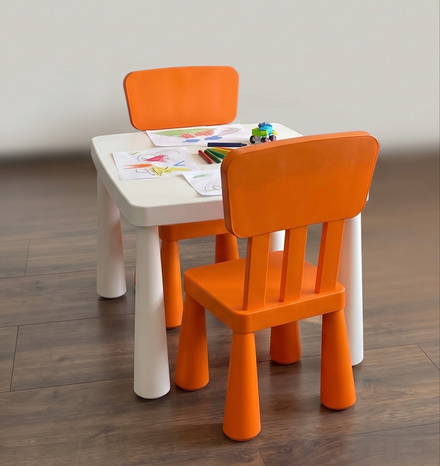 Kinder tafel en stoelen set - ikea mammut, Ophalen, Zo goed als nieuw, Tafel(s) en Stoel(en)