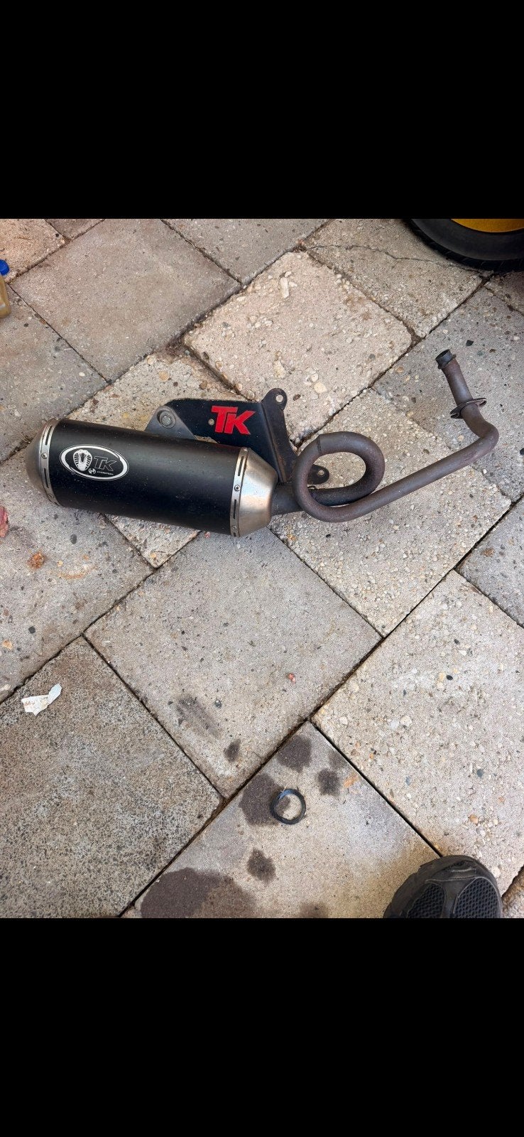 snelle uitlaat voor piavo zipp/fly, Ophalen of Verzenden, Zo goed als nieuw, Uitlaat, Piaggio