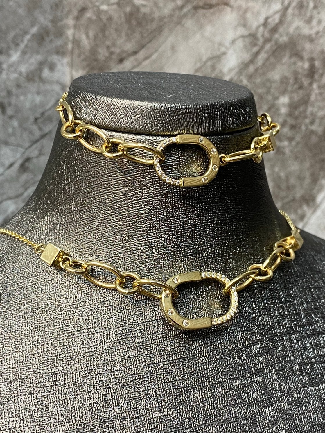 14k Gouden Set, Verstelbaar, Nieuw, Ophalen of Verzenden, Goud