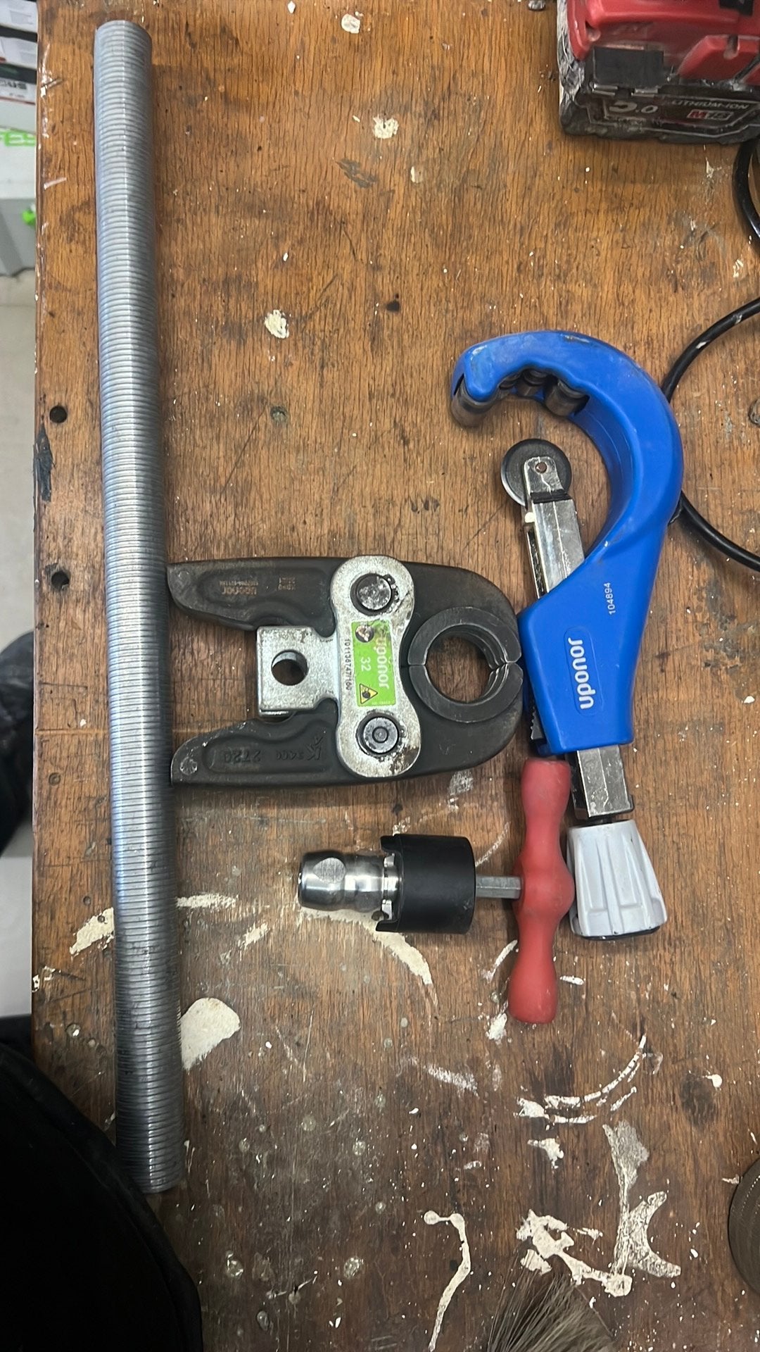 Persbek uponor u32 mm set, Ophalen of Verzenden
