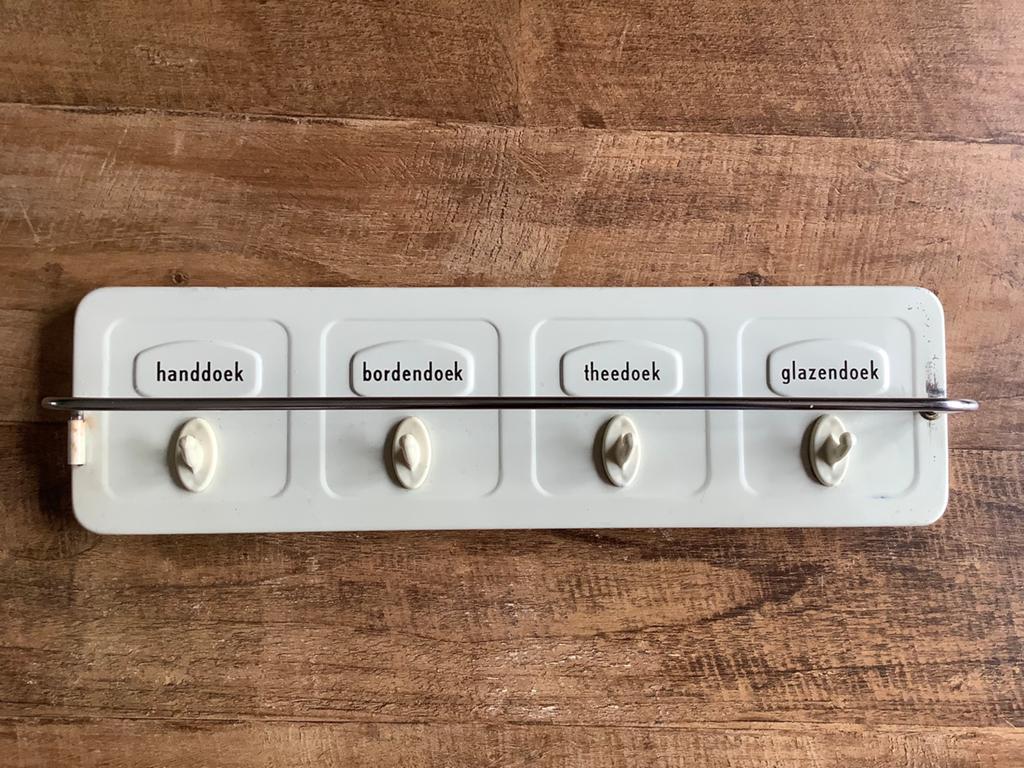 Oud handdoekrekje vintage, Ophalen of Verzenden