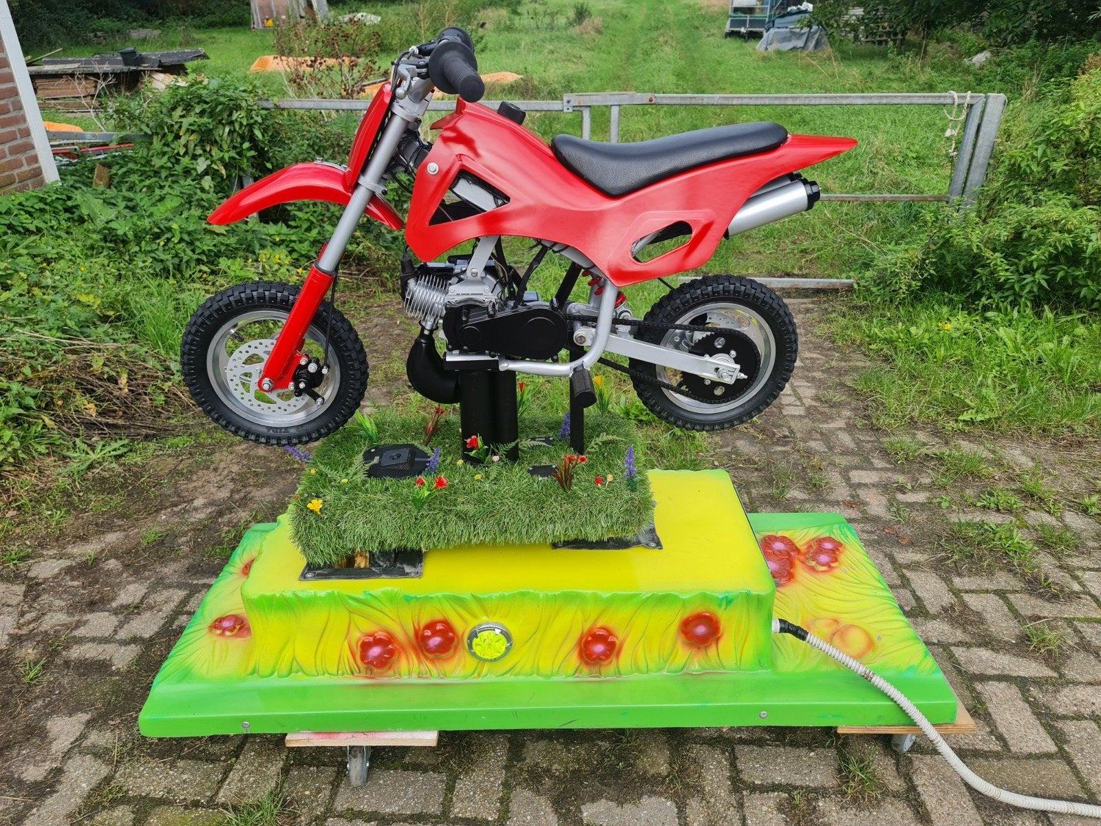 Unieke Kiddy ride cross motor met licht en muziek, Ophalen, Nieuw