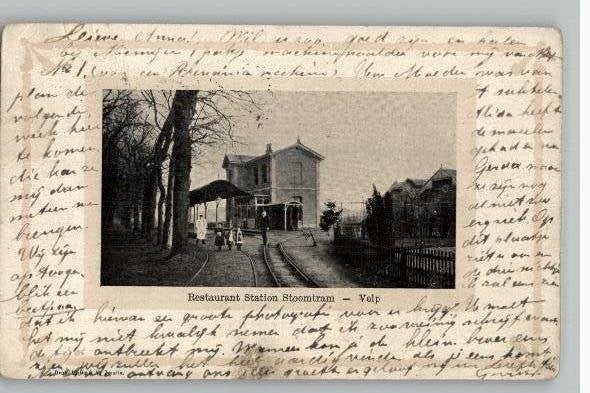 Velp Restaurant Station Stoomtram st 1901