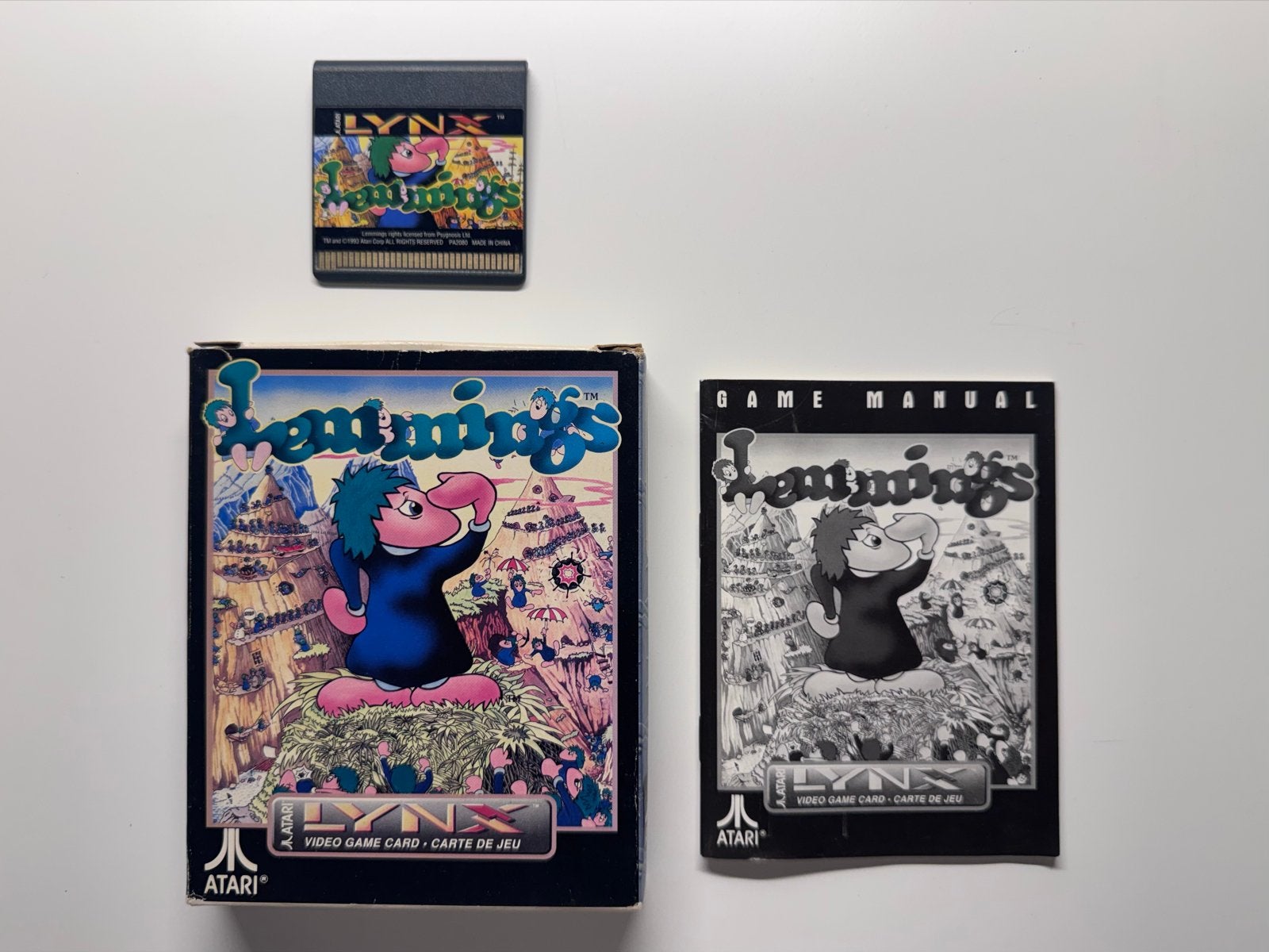 Lemmings voor Atari Lynx - Compleet met doos en handleiding, Puzzel en Educatief, Atari Lynx, 1 speler, Ophalen of Verzenden