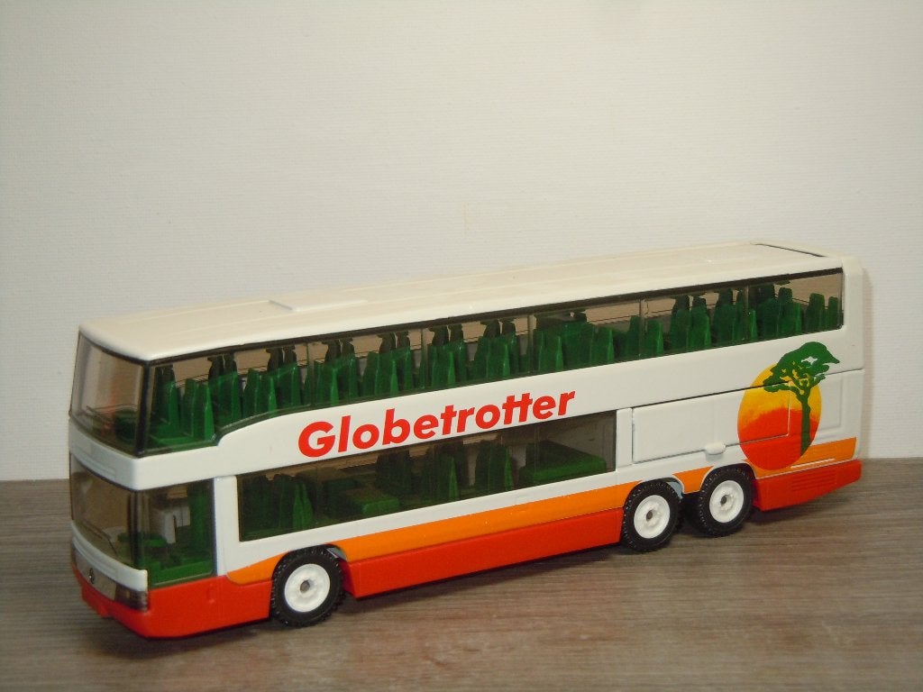 Mercedes O404 DD Reiseomnibus Globetrotter - Siku, Duitsland, SIKU, Verzenden, Siku