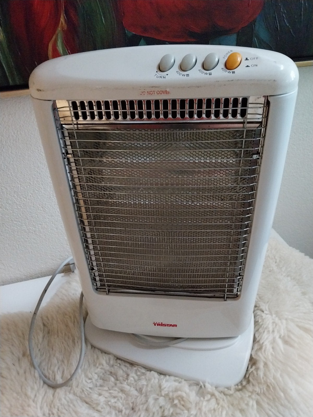 Compacte Tristar Halogeen Kachel 1200W - 35x55cm, Ophalen, 30 tot 80 cm, Gebruikt, Kachel