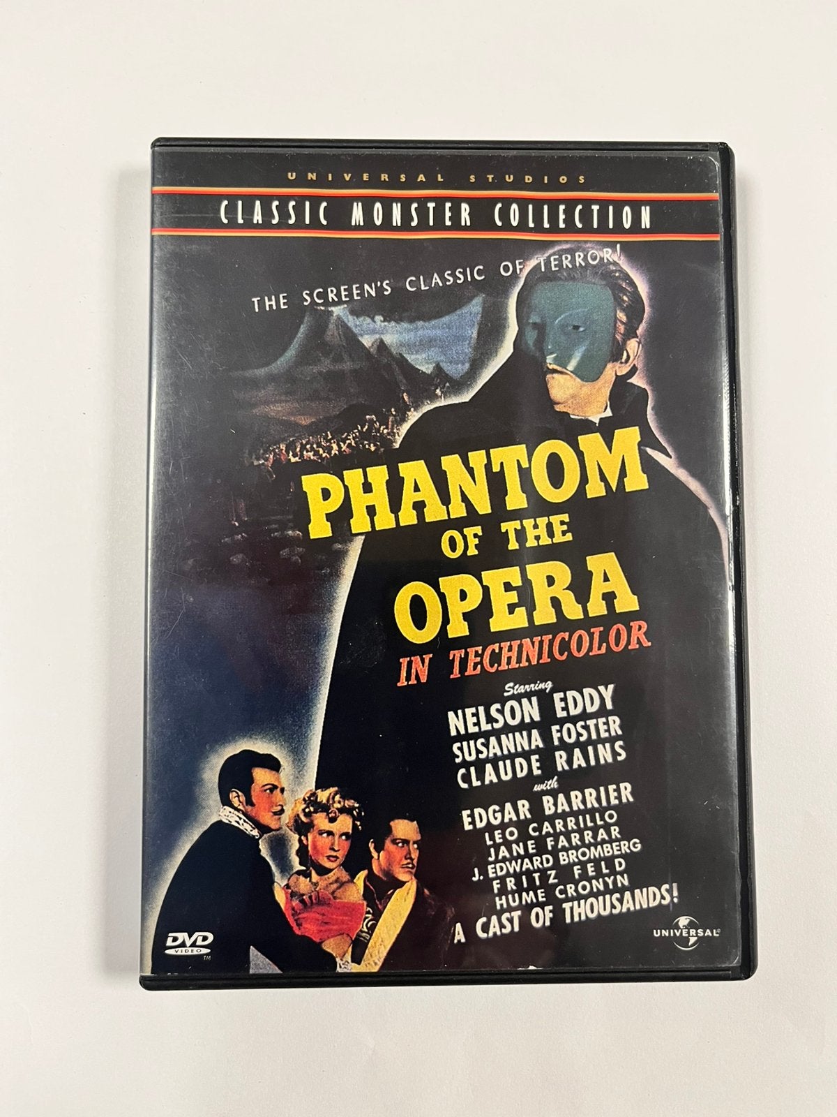 Phantom of the Opera (1943) met oa Claude Rains USA-DVD, Horror, Engels, Vanaf 16 jaar, Engels