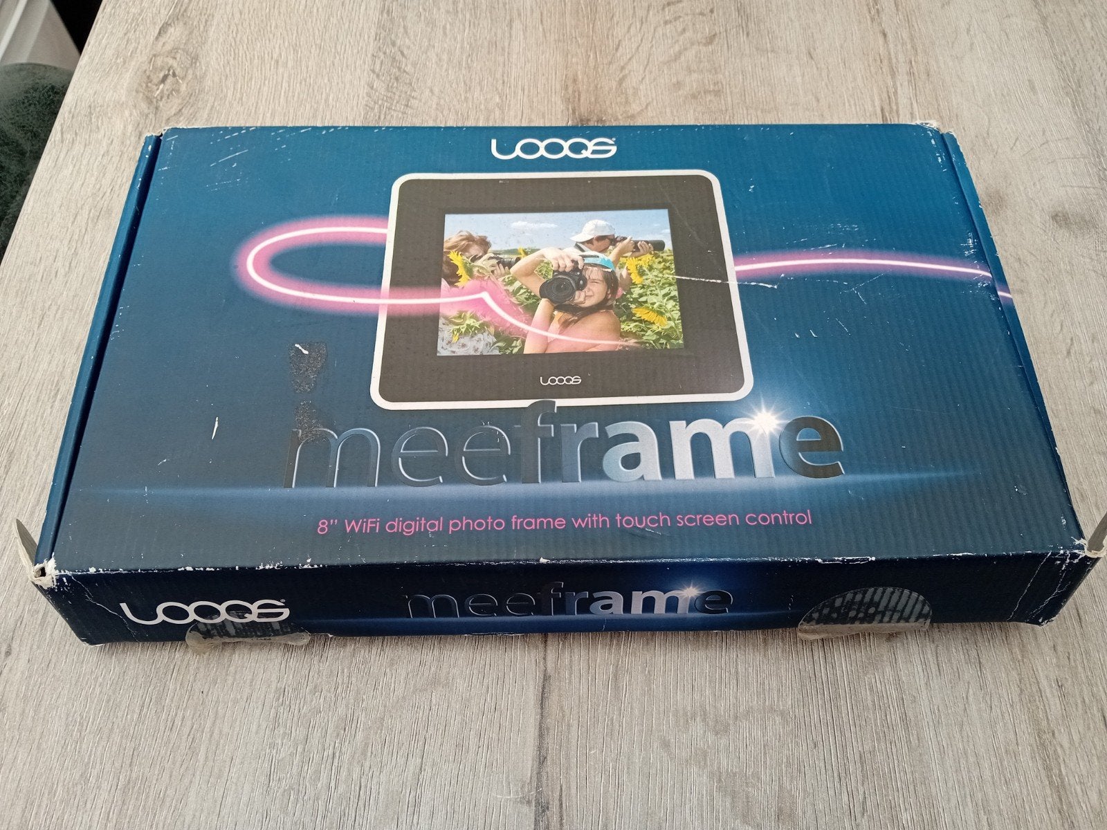 LOOQS Meeframe 8" WiFi digitale fotolijst met touchscreen, Audio, Tv en Foto, Fotografie | Digitale fotolijsten, Overige merken