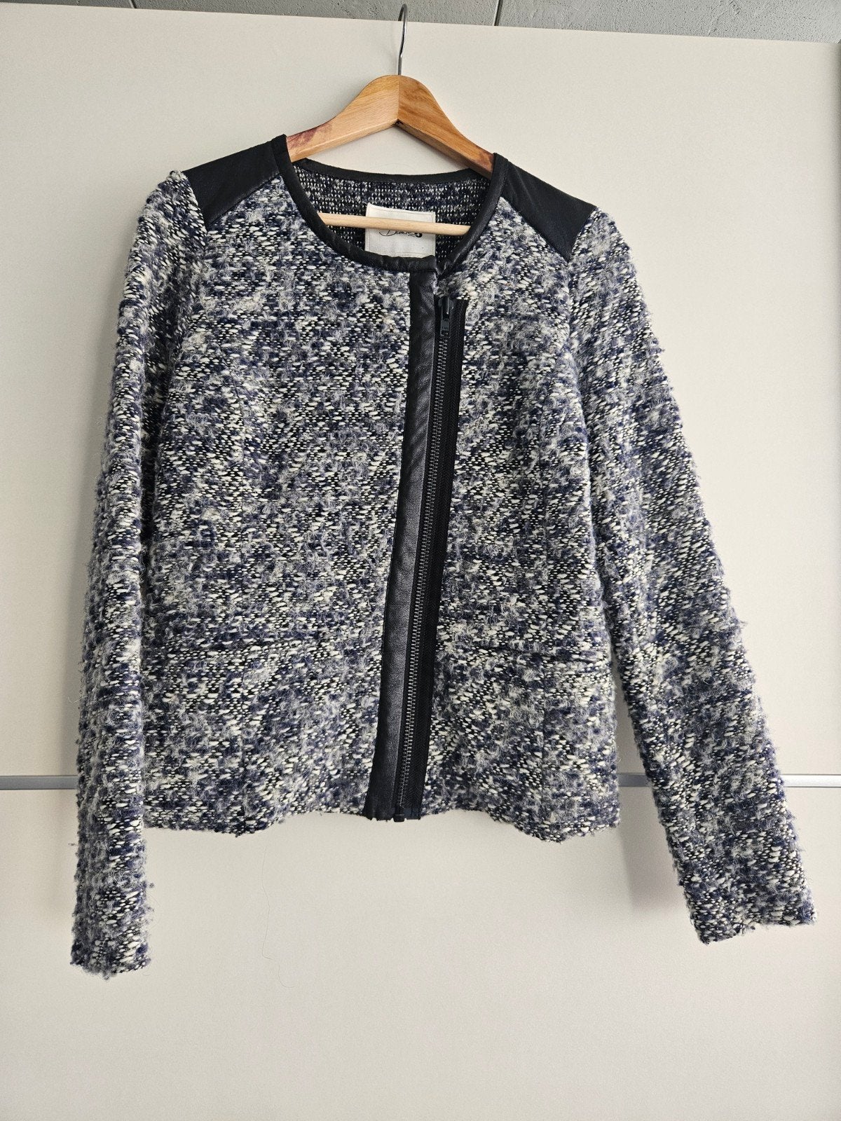 Tweed jasje Dante6, Kleding | Dames, Blauw, Ophalen of Verzenden, Zo goed als nieuw, Maat 38/40 (M)