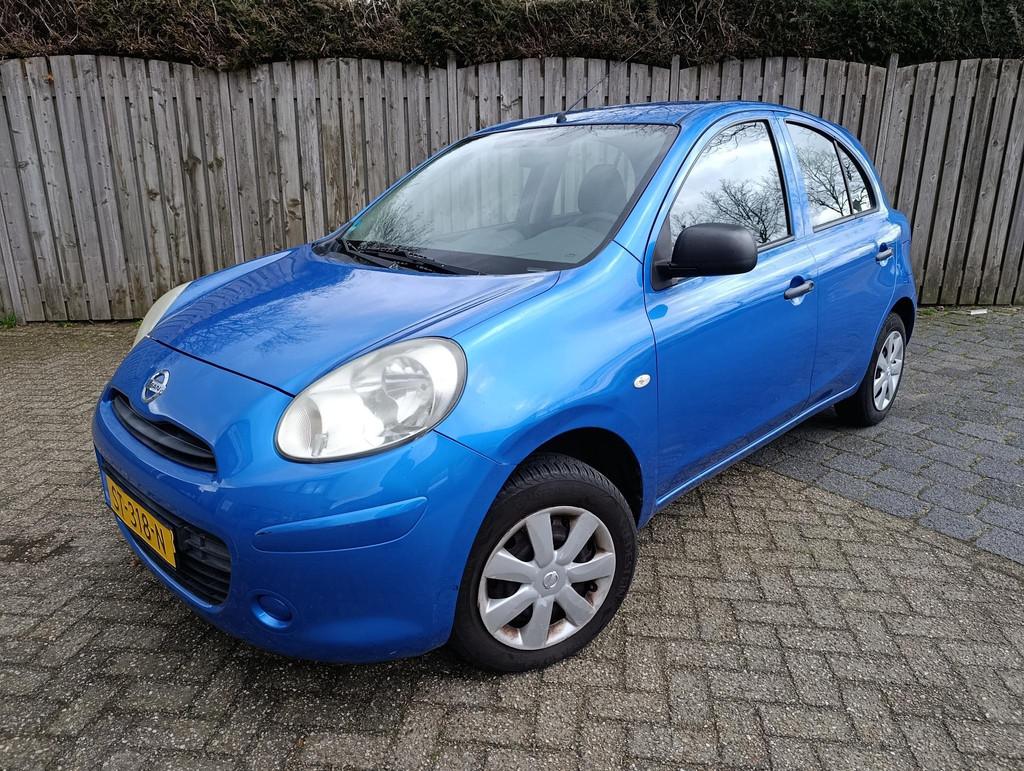 Nissan Micra 1.2 Visia, Auto's, Voorwielaandrijving, Euro 5, Stof, Gebruikt