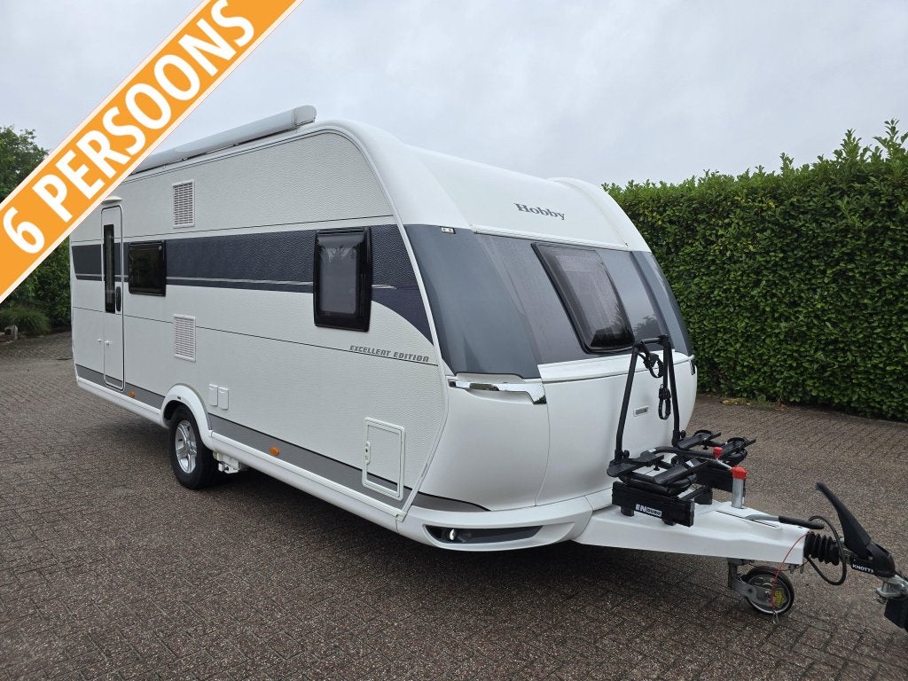 Hobby Excellent Edition 560 KMFE Luifel Mover Stapelbed, Caravans en Kamperen, Bedrijf, Tot en met 6, 1250 - 1500 kg, Overige